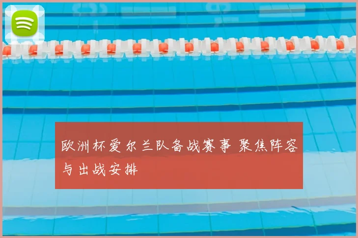 欧洲杯爱尔兰队备战赛事 聚焦阵容与出战安排